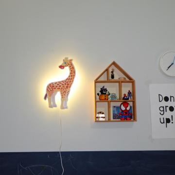 Giraffe decoratieve wandlamp voor kinderkamer