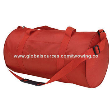 Round Duffel Bag, with 600D Polyester Fabric