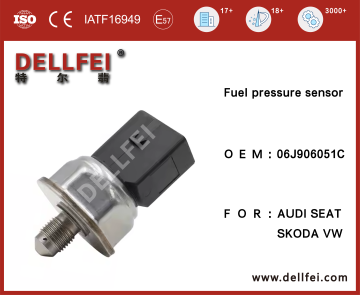 Sensor Tekanan Kereta Api Diesel 06J906051C untuk Audi, Tempat Duduk, Skoda, VW