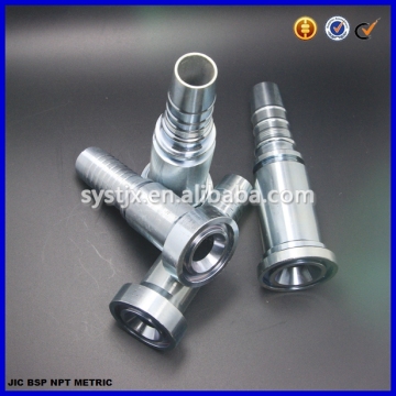 High pressure SAE carbon steel hydraulic flange connector