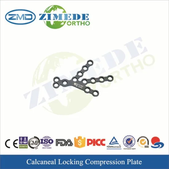 CE ISO proved Calcaneal locking plate orthopedic implant
