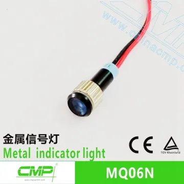 CMP waterproof metal 6mm mini Equipment Indicator Lights