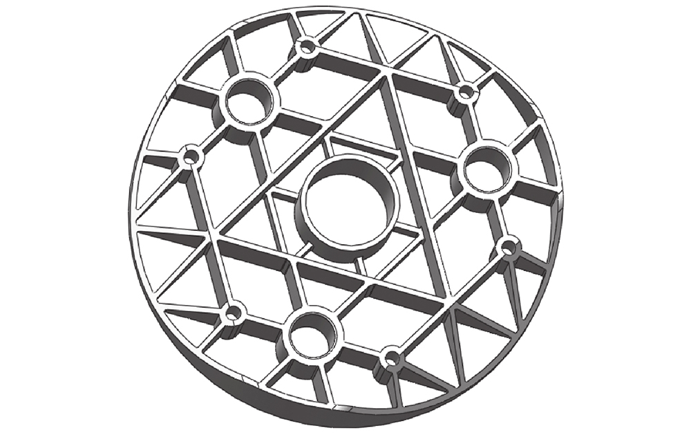 3D model after topology optimization