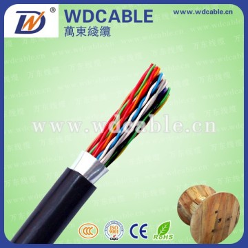 Drum Packing Armoured Telephone Cable 0.40mm Bare Copper Conductor