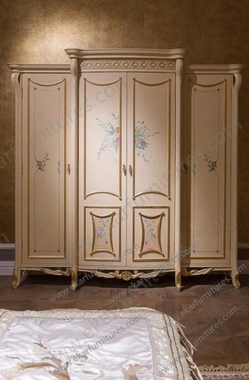 Japanese style armoire antique chinese armoire / hand painted armoire