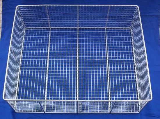 Sus302, 304, 316, Sus304 Stainless Steel Plain Weave Mesh Wire Basket For Machinery