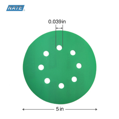 China Cabinet Abrasive Discs PSA Sandpaper Green Sanding Discs Supplier