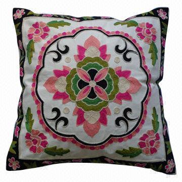 Decorative Cotton Embroidery Pillow