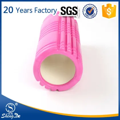 Sports Muscle Exercise Balance Hollow Grid EVA Foam Roller