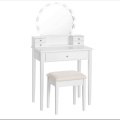 Wholesale MDF Dressing Table Vanity Set With Mirror