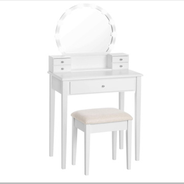 Wholesale MDF Dressing Table Vanity Set With Mirror