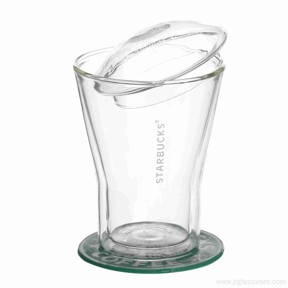 Print Custom Logo Glass Cup