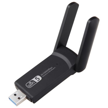 อะแดปเตอร์ USB WiFi5 ของผู้ผลิตที่ขายดีที่สุด: 1300Mbps Cooling Technology Technology Band Band