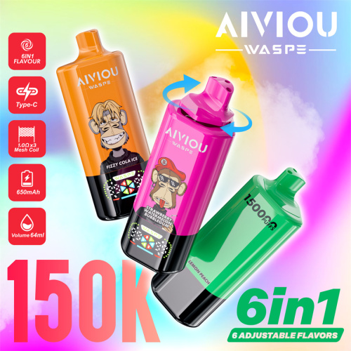 Waspe Vape AIVIOU 6 в 1 150000 ПУФКИ