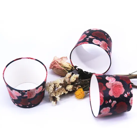Customized cup cover paper tube with printing