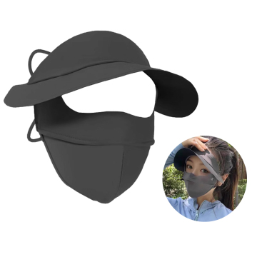 3D Anti-UV Golf Silk Face Cover - Breathable Sunscreen Mask Hat