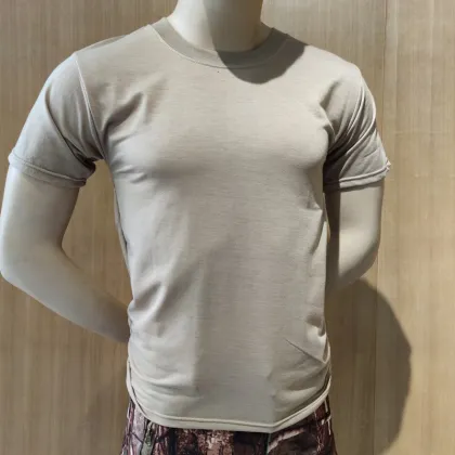 Hot Selling Cheap Khaki Men's Quick-Drying T-Shirt