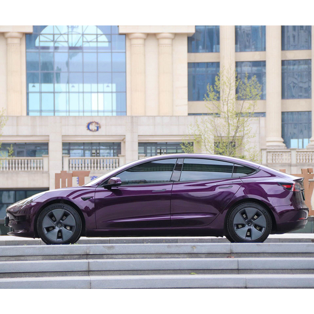 Liquid Metal Deep Purple Car Wrapping