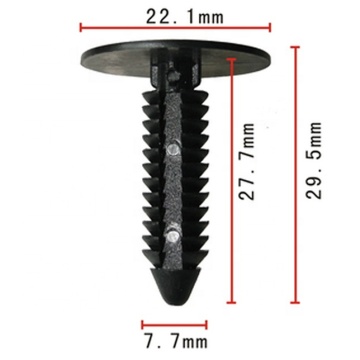 Plastic Splash Shield Wheel Well Cover Clips for Chrysler - GM 6501916