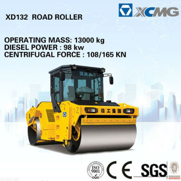 Mechanical double drum vibratory roller XD132E of road roller