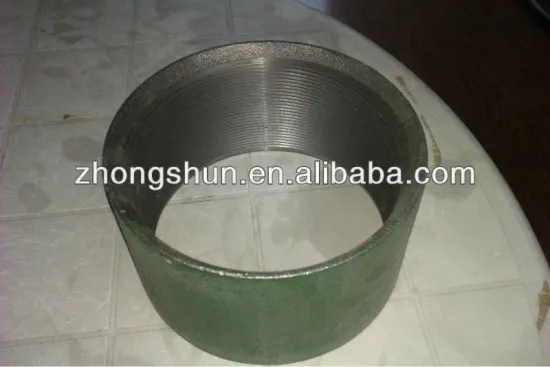 ASTM A53 electic welded round pipe threaded ends NPT Coupling