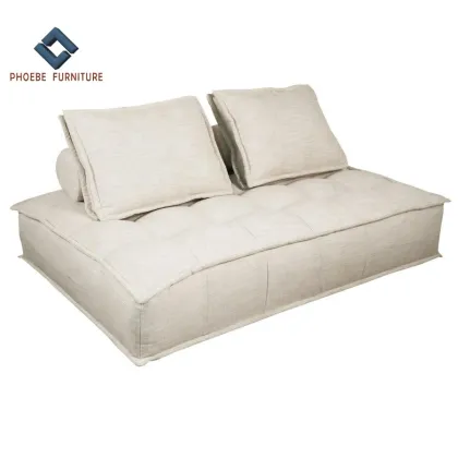 Upholstered Brio Lounge Modular Sectional Sofa with Removable Pillows