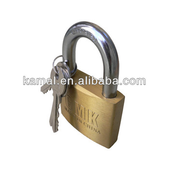 ARC type solid brass padlock 35 mm