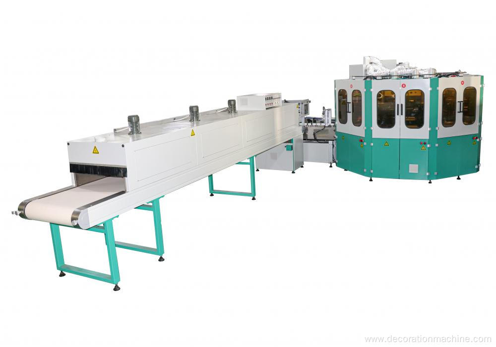 IR Curing Silkscreen Printing Machine for Feeder Bottle