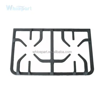 New 2023 Barbecue Grill Iron Grates: 458*267.5*27.5mm Cast Iron Pan Support for Gas Stove and Cooker Spare Parts