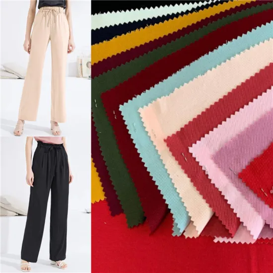 Wholesale 97% Rayon 3% Spandex Ladies Pants Fabrics