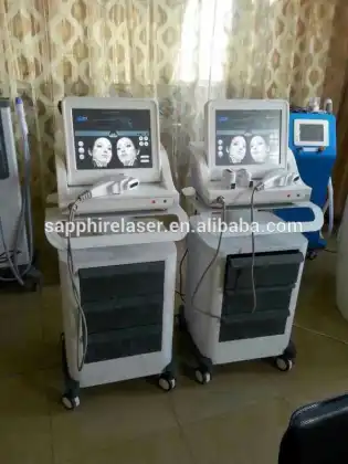 Skin tightening hifu for wrinkle removal system / skin tightening machine