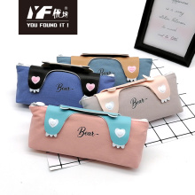 Cute cat claw style canvas pencil case