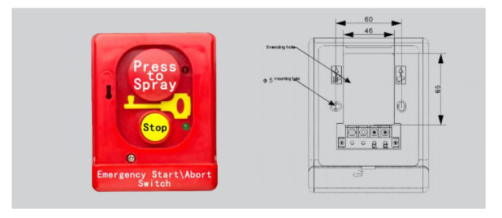 Emergency Start/Abort Button