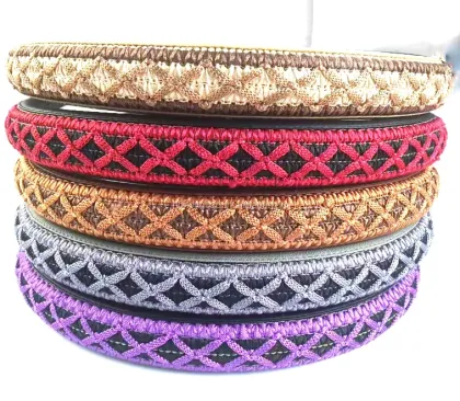 Pu Leather Ice Silk Diamond Car Steering Wheel Cover