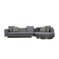 Móveis de sala de estar italiana moderna de luxo móveis para casa grande conjunto de tecidos de sofá de mobília da sala de estar minimalista moderno