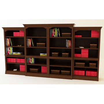 Luxur Oak Vertical Double Bookcase