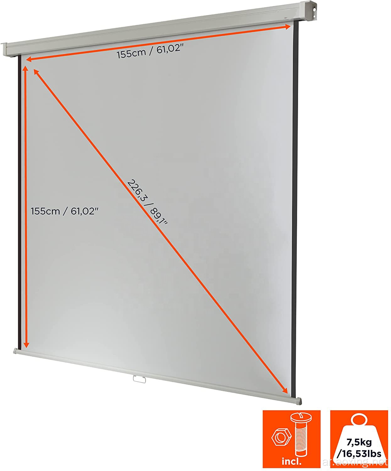 OEM Roll Up Self Lock Displision Screen