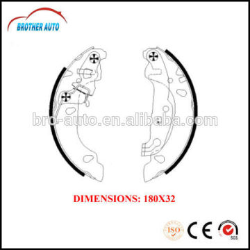 Durable good quality semimetal OEM 1123789 auto brake shoe for Peugeot Platform brake shoe for truck