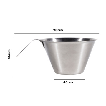 REDA stainless steel 100ml handle espresso coffee cup