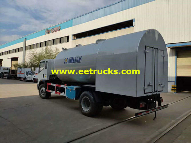 HOWO Propane Dispenser Tanker Trucks