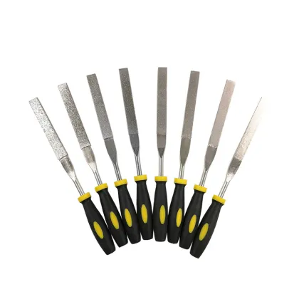 Double Color Carbon Steel Round Files Rasp Set