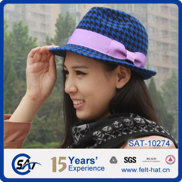 100% pure wool fedora hat