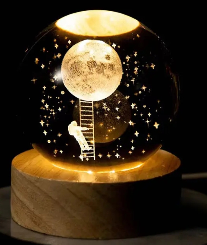 Crystal Ball Glow-in-the-Dark Projection Light