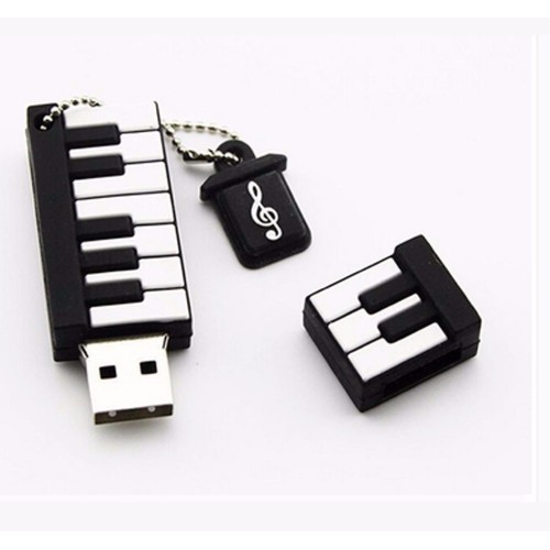 Advertising piano stylish usb flash drive pvc