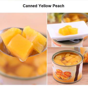 tinned yellow peach halves canned fruit in syrup