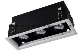 Outstanding lighting,LED Recessed Down Light,Three Stretchable Heads
