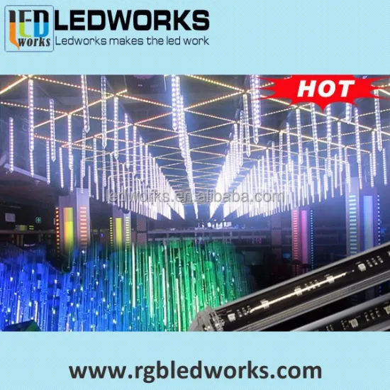 DMX512 LED Vertical Tube SPI LED Meteor Tube Light for Madrix Nebula Application