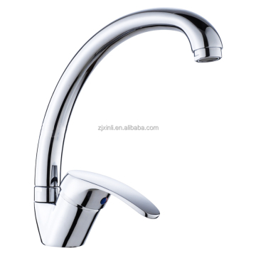X8975K5 Zinc Material Chrome Finishing Deck Mounted Kitchen Mixer