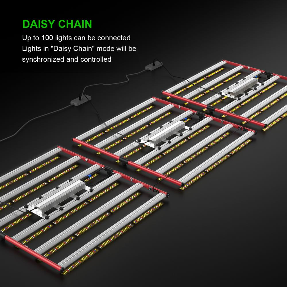 650W Full Spectrum Daisy Chain Dimmable LED Wachsen Licht mit Samsung LM281B LM301B LM301H für hydroponisches Pflanzenwachstum