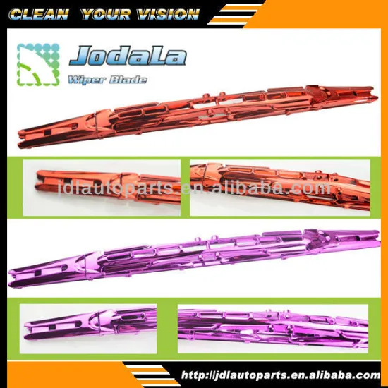 Chrome coated wiper blade